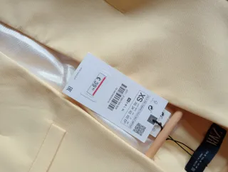 Chaqueta Zara Amarilla Talla XS