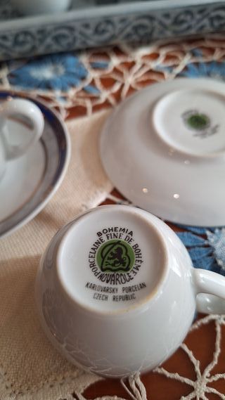 Juego Café Porcelana Bohemia