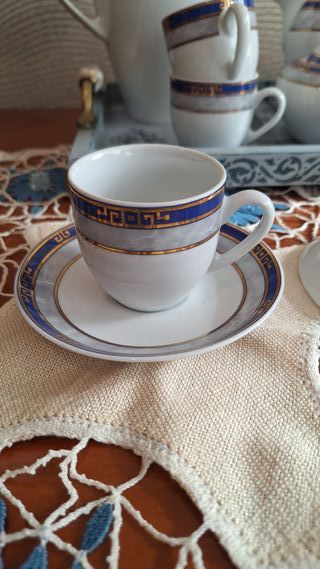 Juego Café Porcelana Bohemia