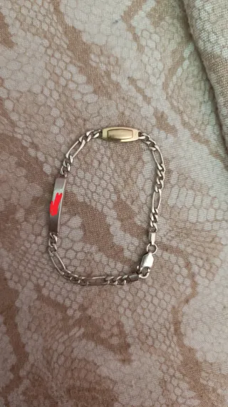 Bracciale Oro 750 e Argento 925 Massiccio