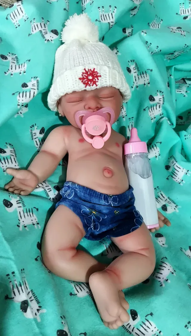 Bebita silicona platino 33cm