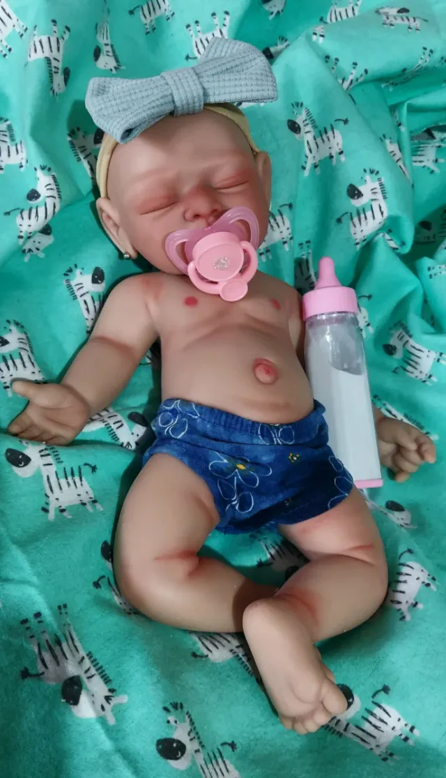 Bebita silicona platino 33cm