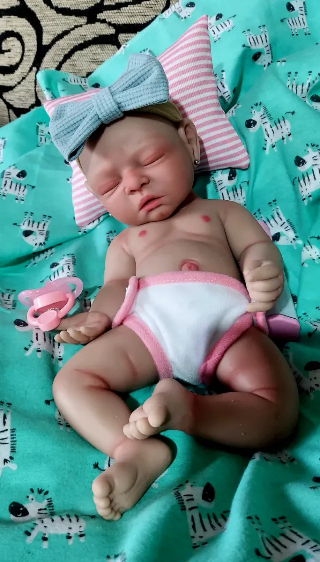 Bebita silicona platino 33cm