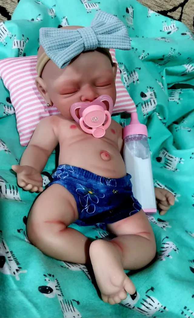 Bebita silicona platino 33cm