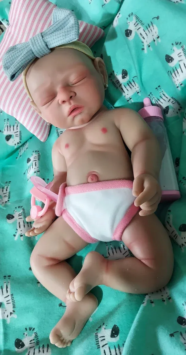 Bebita silicona platino 33cm