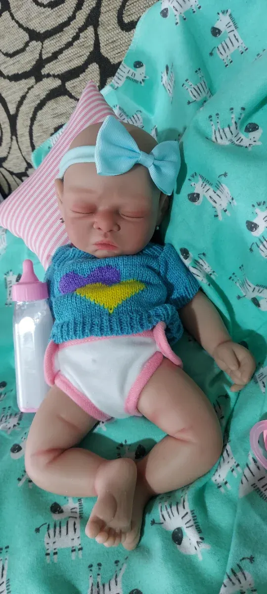 Bebita silicona platino 33cm