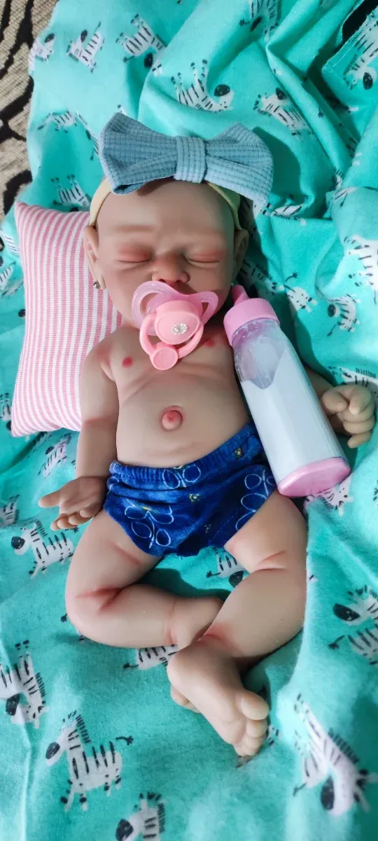 Bebita silicona platino 33cm