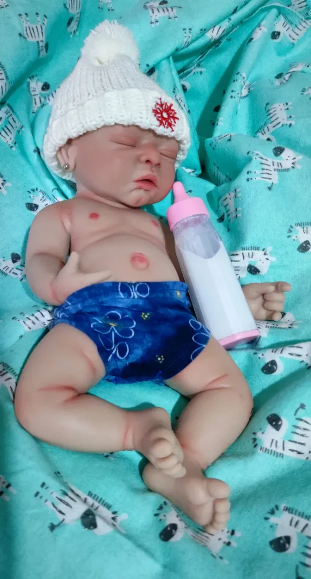 Bebita silicona platino 33cm