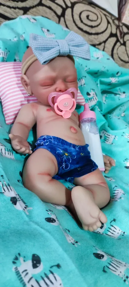 Bebita silicona platino 33cm