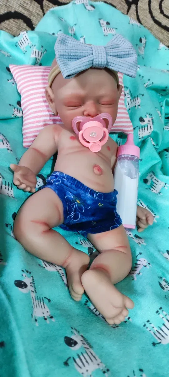 Bebita silicona platino 33cm