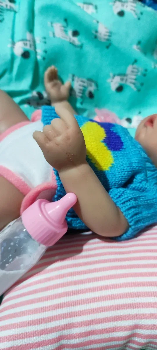 Bebita silicona platino 33cm