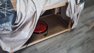 Mesa camilla cristal y refajo