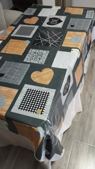 Mesa camilla cristal y refajo