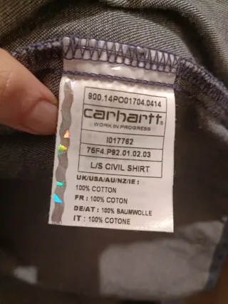 Camisa Carhartt Talla S