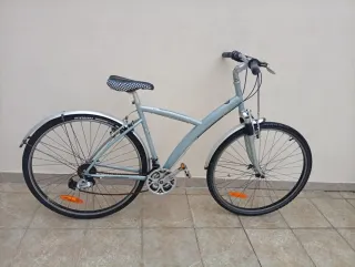 Bicicleta Paseo Gris Decathlon