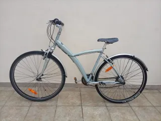 Bicicleta Paseo Gris Decathlon