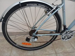 Bicicleta Paseo Gris Decathlon