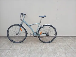 Bicicleta Paseo Gris Decathlon