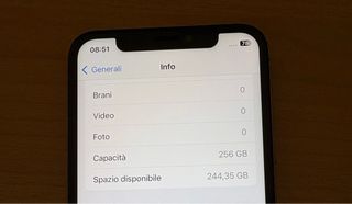 iPhone X 256GB bianco