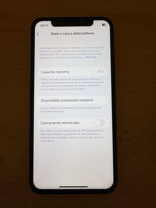 iPhone X 256GB bianco