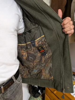 Abrigo Loden Himalaya Steinbock Lana Verde