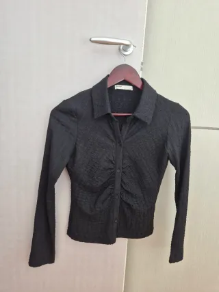 Camicia donna Pull & Bear nera
