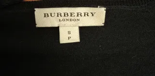 Burberry London Lana Merino V-Neck S