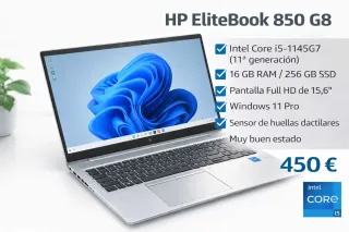 HP EliteBook i5 11th Gen 16GB RAM