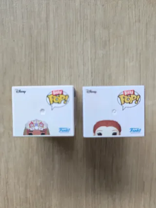Lote Funko Bitty Pop Disney Princesas Belle y Moan