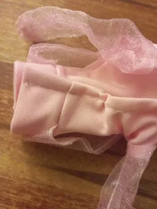 Ropa Muñeca Barbie Rosa Transparente