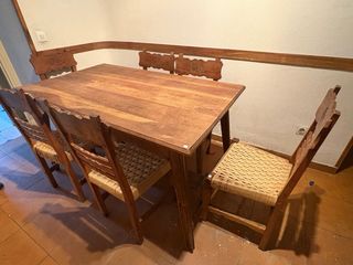 URGE MUDANZA Conjunto mesa y 6 sillas