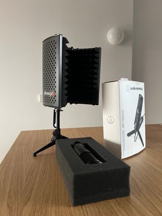 Kit Micrófono Audio-Technica + Audibax pantalla