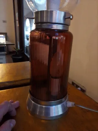 Lampada Doppia accensione Vetro e Metallo