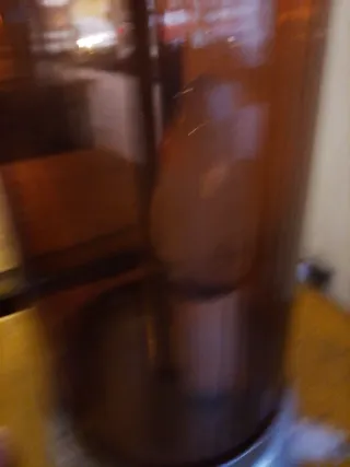 Lampada Doppia accensione Vetro e Metallo