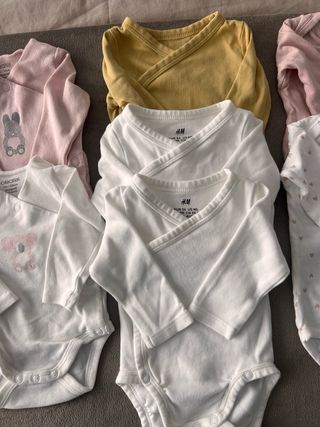 Lote Bodies Bebé Manga Larga