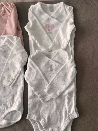 Lote Bodies Bebé Manga Larga