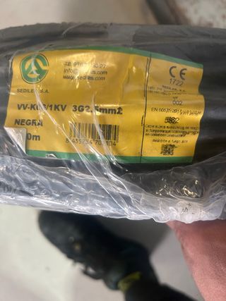 Cable Eléctrico Sediles 2.5mm² 100m
