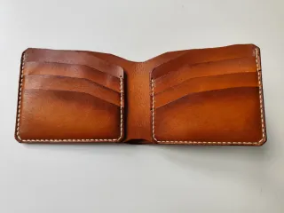 Billetera de Cuero Repujado Superman