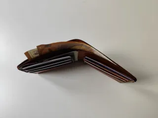 Billetera de Cuero Repujado Superman