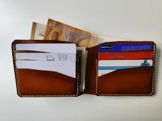 Billetera de Cuero Repujado Superman