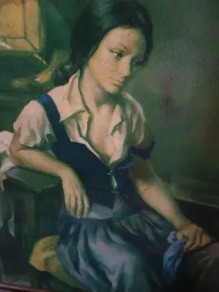 Óleo sobre tabla 58x53