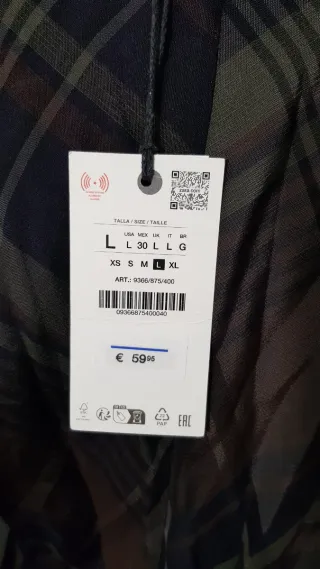 Conjunto Zara Blusa y Pantalón Estampado