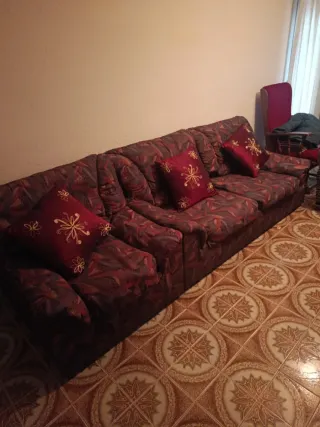 Sofá de 3 plazas con cojines