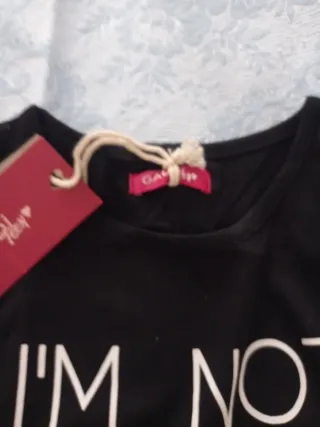 T-shirt nera Limited Edition bambina 8 anni