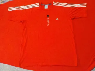 Camiseta Adidas Hombre Talla XL Roja