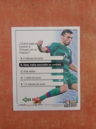 Lote 22 cartas fútbol Levante UD