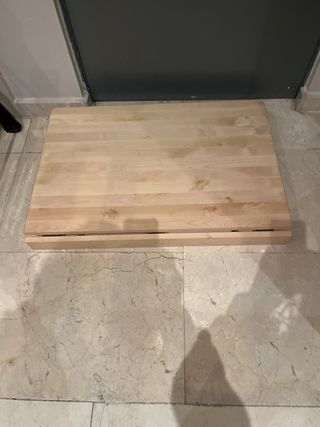 Mesa abatible de madera