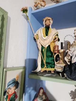 Nacimiento antiguo figuras belén