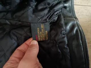 Motera cuero auténtico M Medidas indicadas en foto