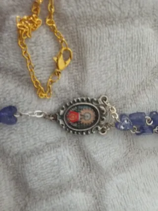 Medalla Papa y Rosario del Pilar